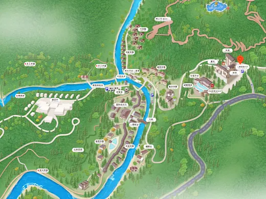尧都结合景区手绘地图智慧导览和720全景技术，可以让景区更加“动”起来，为游客提供更加身临其境的导览体验。